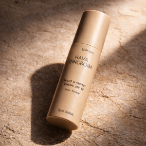 קרם הגנה סילקי פילטר מינרלי SPF50 – Bright & Protect